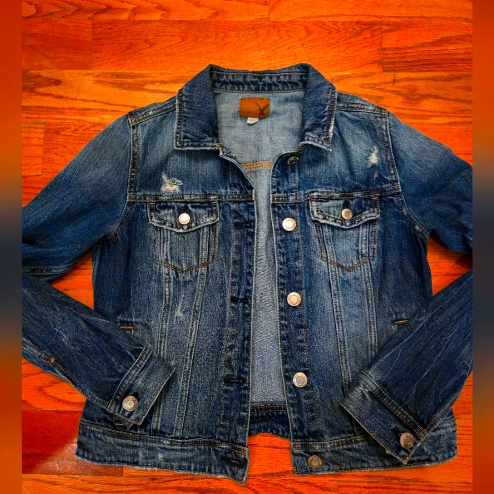American Eagle Denim Jacket, Medium